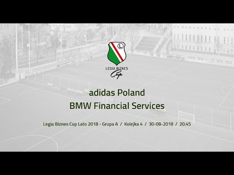 Skrót meczu 4 kolejki. adidas Poland - BMW Financial Services (Legia Biznes Cup Lato 2018)