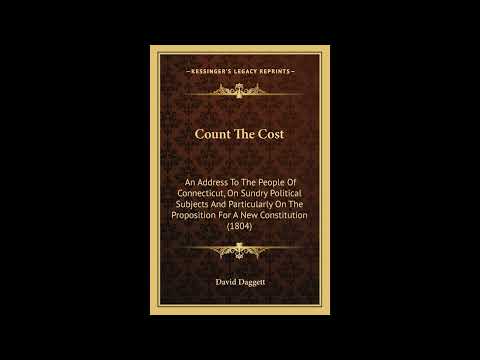 Count The Cost: An Address To The People Of Connecticut, On Sundry Political Subject- Full Audiobook by Anonymous — free full audiobook