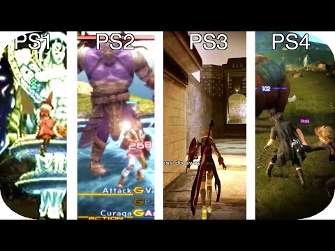 SONY PS4 PS3 PS2 PS1 - Graphics Comparison!