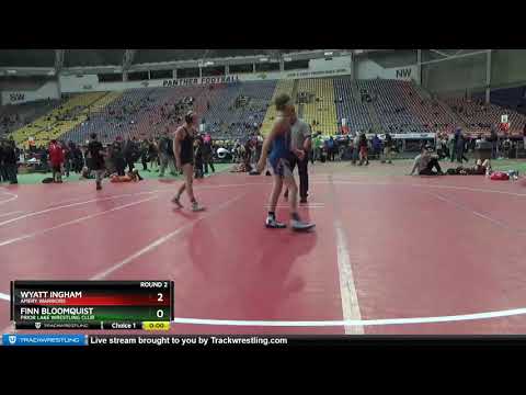 LC 14U 89-95 Wyatt Ingham Amery Warriors Vs Finn Bloomquist Prior Lake Wrestling Club