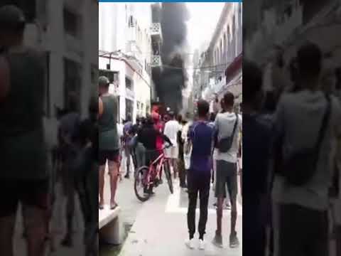 EXPLOTA MOTO ELÉCTRICA EN PLENO CENTRO DE LA HABANA Y DESATA MOMENTOS DE PÁNIC #noticias