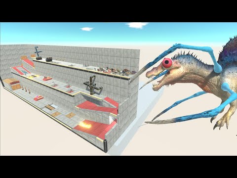 Escaping From Alien Spinosaurus #2 - Animal Revolt Battle Simulator