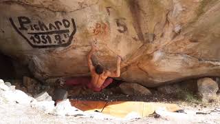 Video thumbnail of No Kpote Only, 8c. Fontainebleau