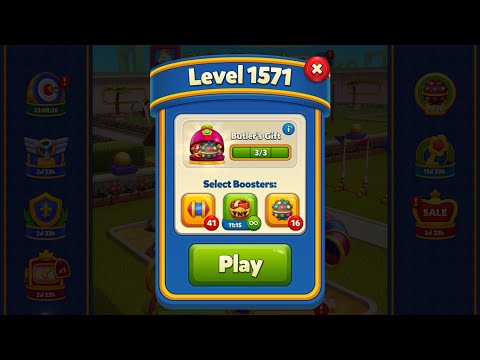 Royal Match - King Robert - Level 1571 to 1600 (express gameplay - 30 levels on single life)