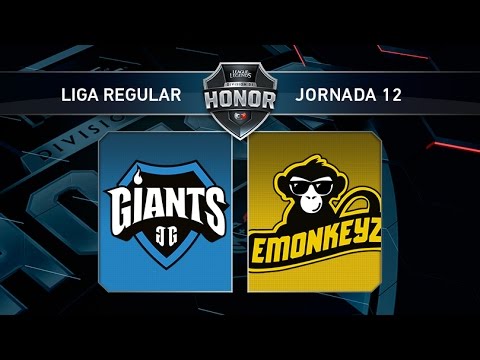 eMonkeyz Club vs Giants Only The Brave - #LoLHonor12 - Mapa 2 - Jornada 12 - T11