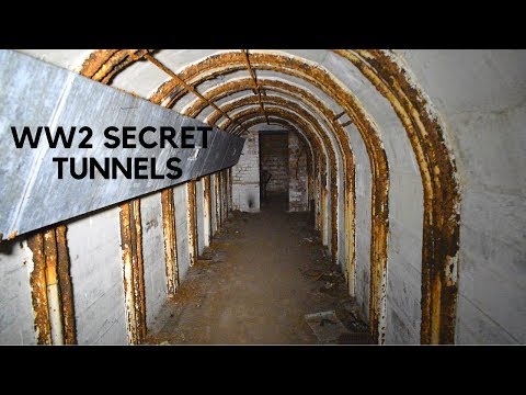 WW2 SECRET UNDERGROUND TUNNELS