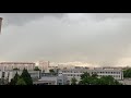 Orage fort+impacts de foudre très proche à Lyon le jeudi 18 juin 2020 Orage fort+impacts de foudre très proche à Lyon le jeudi 18 juin 2020