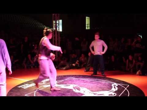 Juste Debout 2013 Greece 1/4 final Popping Yanka and Stockos (PoP ChampaiiigN) VS Eyedol and