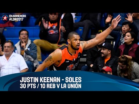 Justin Keenan 30 PTS / 10 REB vs La Unión - DIRECTV Liga de las Américas 2017