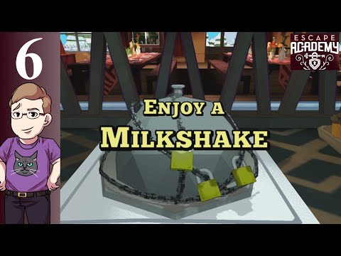 Let's Play Escape Academy (Blind) Part 6 - The Cafeteria and Computer Lab