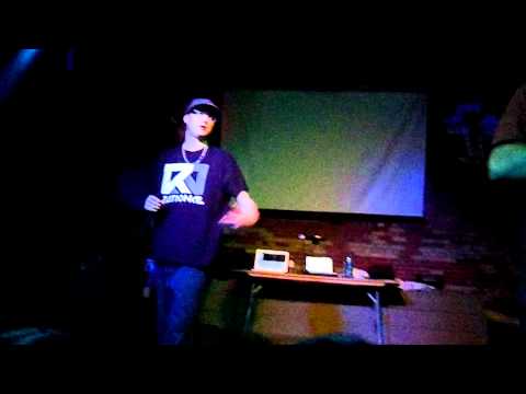 Freestyle rap at Joe's Place by Andrew Russell (a.k.a. Russ-Ill The Journalist) and Parable Poet