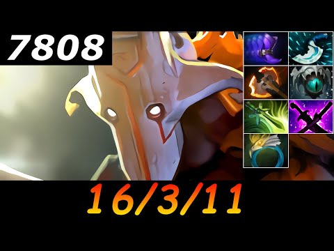 Dota 2 Juggernaut 7808 MMR 16/3/11 (Kills/Deaths/Assists) Ranked Full Gameplay