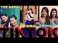 Twins sisters Prisma and Princy Khatiwada tiktok queen || All new collection of tiktok || Top Nepal