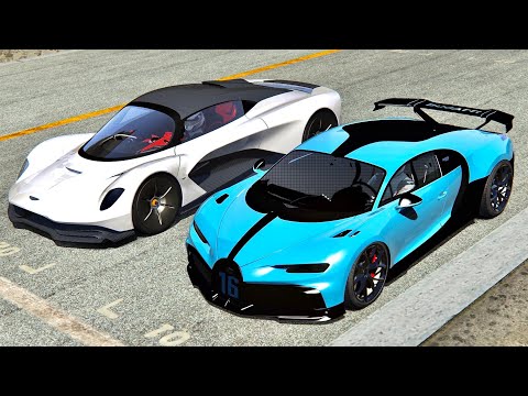 Bugatti Chiron Pur Sport vs Aston Martin Valhalla - Spa