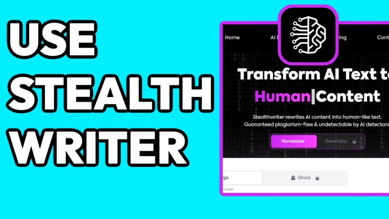 How To Use Stealth Writer AI Bypass AI Detection 2024