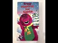 Barney Waiting For Santa VHS 1990