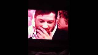 Xfactor final 2010 Matt Cardle Harry Styles whispers about the "p*ssy" !!dirty mouth!!
