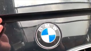 How to open and close your car hood BMW 1 series DIY