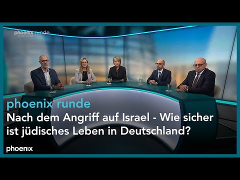 phoenix runde: Nach dem Angriff auf Israel - Wie sicher ist jüdisches Leben in Deutschland?