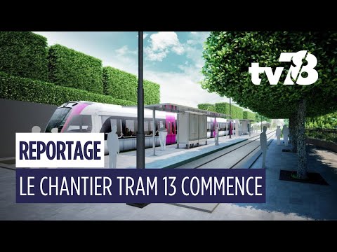 Tram 13 à Poissy : début des travaux, 3 arrêts prévus, mise en service en 2028