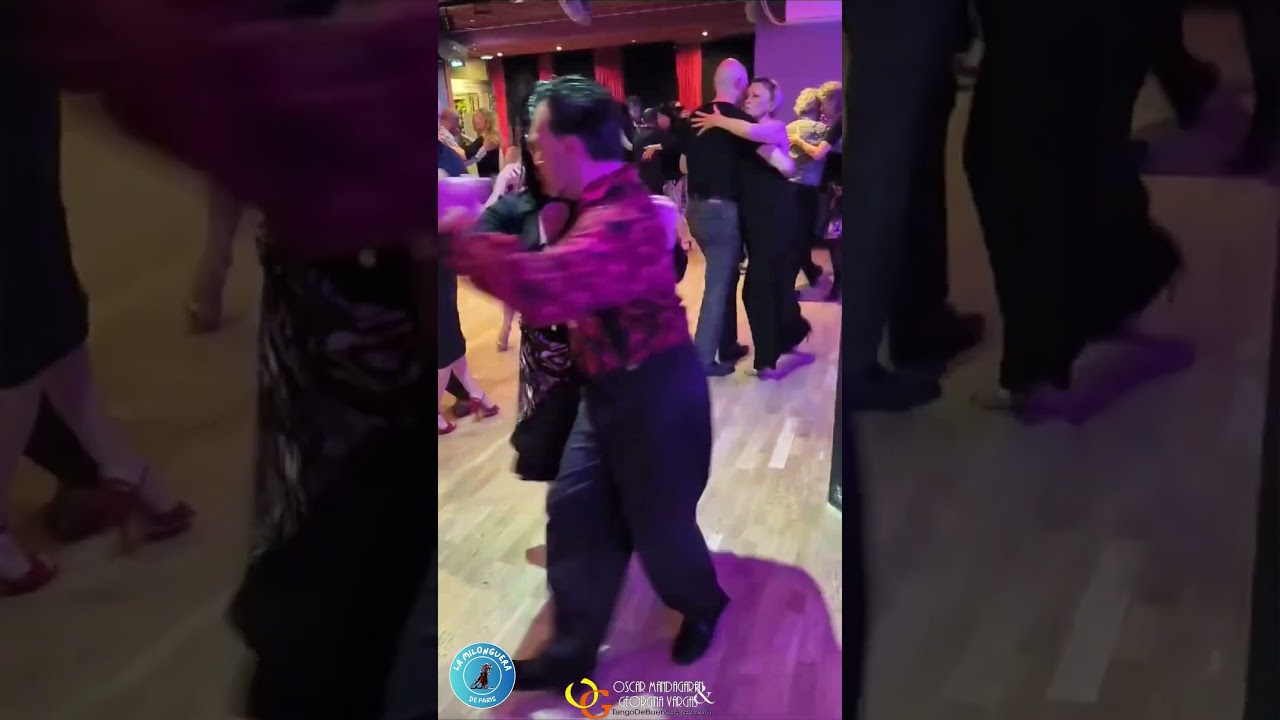 #dancingtango Oscar Mandagaran Georgina Vargas #tango molonqueando Osvaldo Pugliese #milongueros