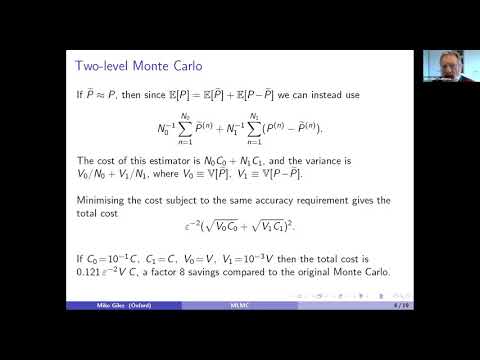 ExCALIBUR SLE 2: Mike Giles: Multilevel Monte Carlo Methods