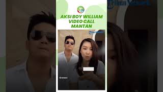 Video Call Mantan, Aksi Boy William Lepas Rindu dengan Karen Vendela Bikin Salting