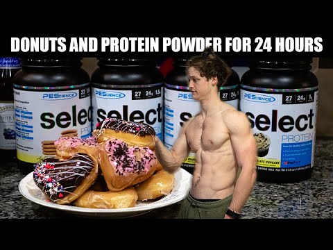 I only ate DONUTS and PROTEIN POWDER for 24 hours...