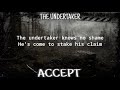 ACCEPT - THE UNDERTAKER (LYRIC VIDEO)