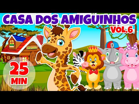 Casa dos Amiguinhos Vol. 6 - Giramille 25 min | Desenho Animado Musical