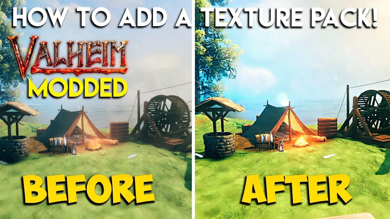 How To Add A Texture Pack - MODDED Valheim