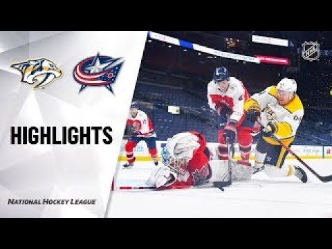 NHL Highlights | Predators @ Blue Jackets 2/20/21