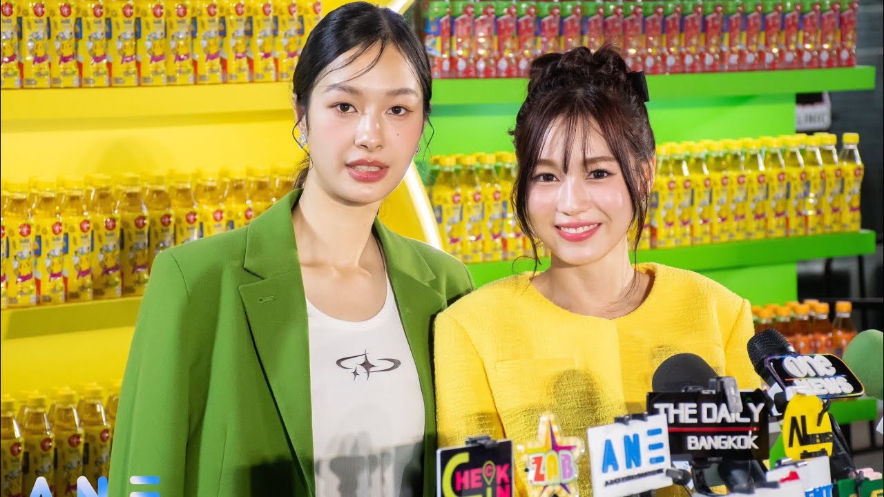 “มิ้ลค์-เลิฟ” ช่วงสัมภาษณ์ในงานเปิดตัวพรีเซนเตอร์ “โออิชิ กรีนที”