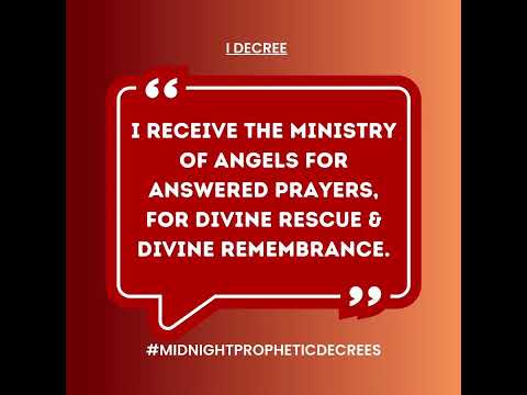 Midnight Prophetic Decrees with Pastor Onyedikachi Ojiako. 8th May, 2023