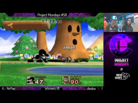 RePlay (Mr. Game & Watch) vs Andoo (Snake) - Winners R1