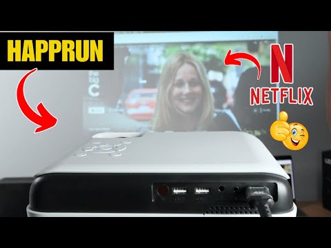 Happrun Projector NetFlix Setup - Via PC and FireStick