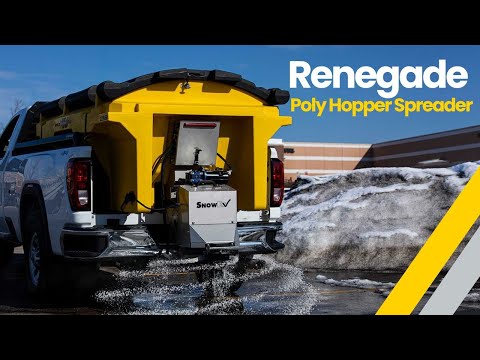 SnowEx® Renegade™ Poly Hopper Spreader