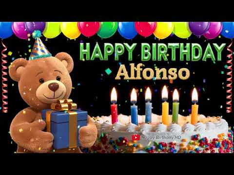 Alfonso Happy birthday To You - Happy Birthday song name Alfonso 🎁 🎂