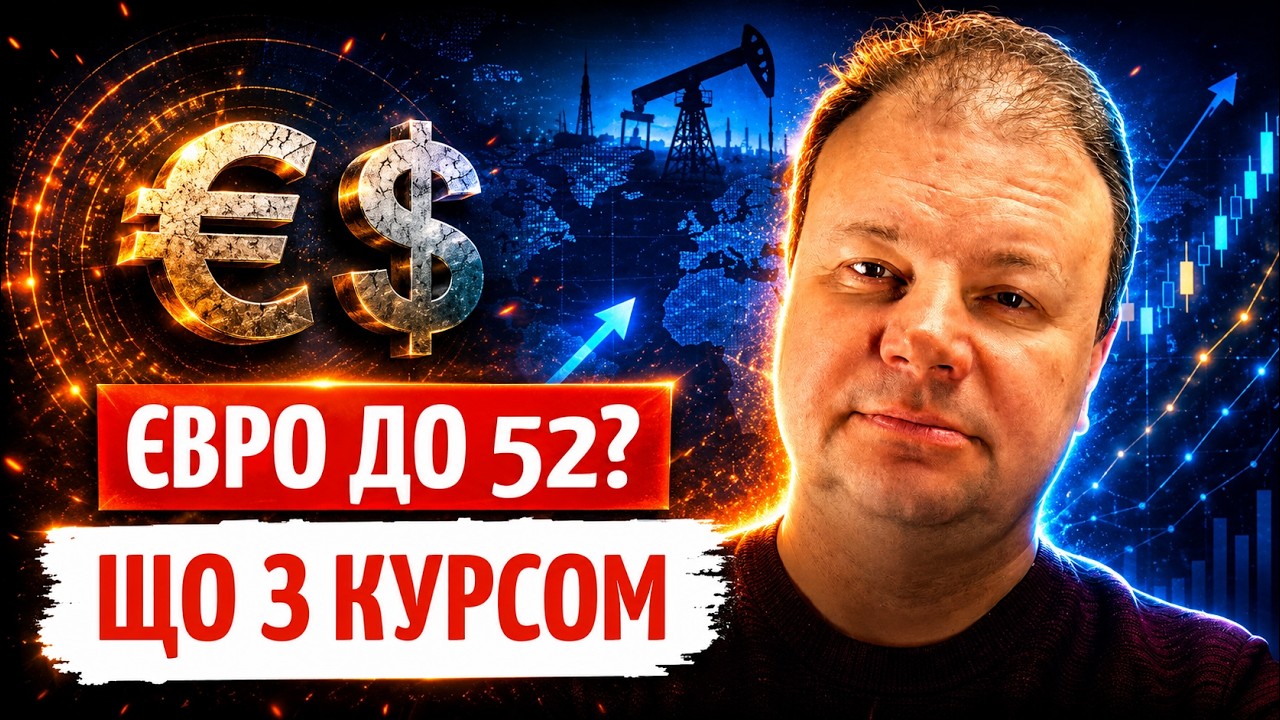 ЄВРО може СТРИБНУТИ? Як нафта, ТРАМП і рішення ФРС тиснуть на КУРС | ПРЯМО за К