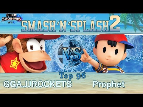 Smash'N'Splash 2  Top 96 - GGA.JJROCKETS (Diddy Kong) vs Prophet (Ness)