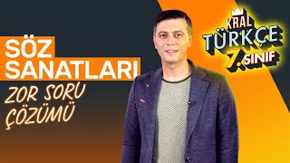 7. Sınıf Türkçe Söz Sanatları Test Çözümü, Genel Tekrar | Mustafa Kara | Lightboard ile Ders #9