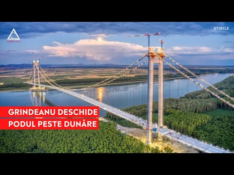 ACUM: De azi înainte poți circula pe Podul de la Brăila, „Golden Gate” de România