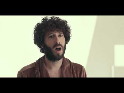 Bald/hairless Dave rapping