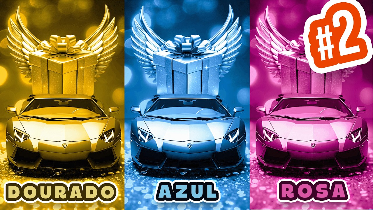 #2-ESCOLHA SEU PRESENTE! 🎁 Dourado, Azul ou Rosa! ⭐ Você Tem Sorte? 🎮😱 50 Novos Jogos!!!