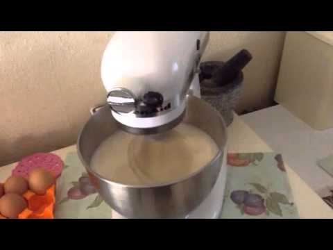 Baking rum pancakes.