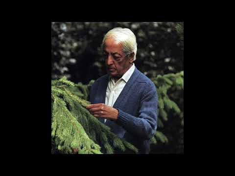 Jiddu Krishnamurti on drugs