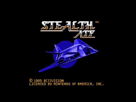 Stealth ATF - Nintendo Entertainment System - Intro & Title Screen
