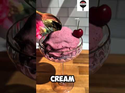 high protein cherry 🍨 ice cream❤️ 🍒🫰 recipe