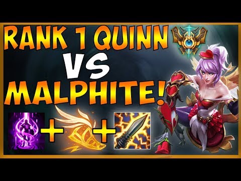BEST WAY TO LANE AGAINST MALPHITE AS QUINN! - League of Legends