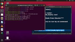 Uninstall Node and npm from Ubuntu